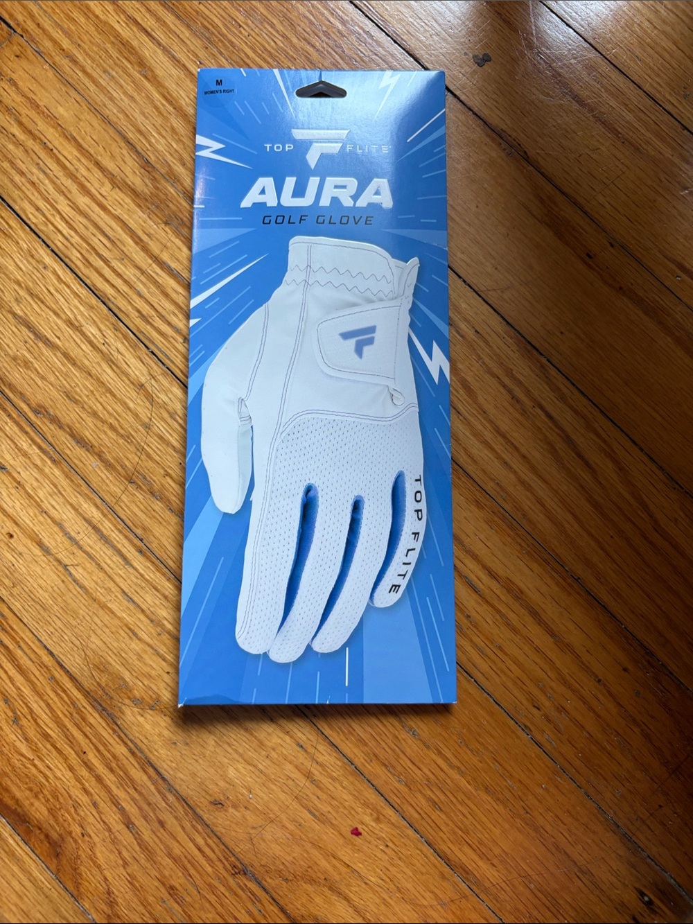 Aura White Ladies Golf Glove